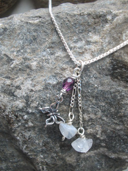 butterfly miscarriage necklace
