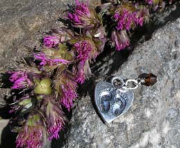 tiny footprints miscarriage pendant