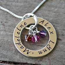 Eternity Circle Mothers Necklace