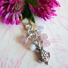 Fertilty Pendant Necklace Angle View