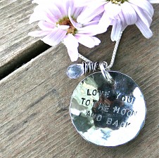 Love you to the moon and back circle