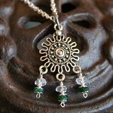 Mandala Fertility Pendant Necklace