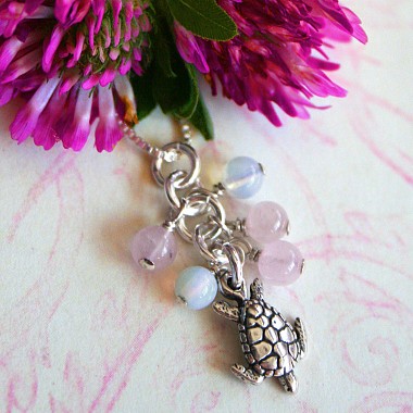 Fertilty Pendant Necklace Angle View