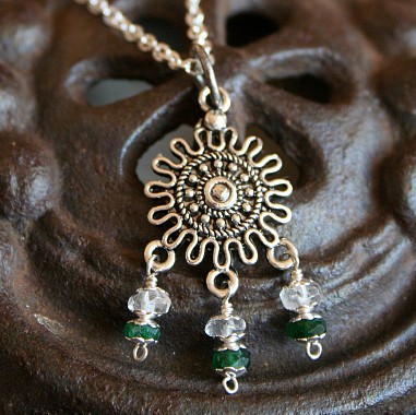 Mandala Fertility Pendant Necklace