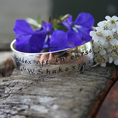 Wide Sterling Baby Cuff
