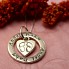 Angel Baby Tiny Footprints Necklace