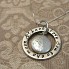 Coin pearl - Love you to the moon and back eternity circle