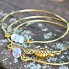 Gold Stacking Fertility Bracelet Bangles