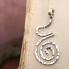 Hammered Pregnancy Pendant in Sterling Silver