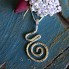 Hammered Pregnancy Pendant in Sterling Silver