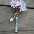I Love You to the Moon and Back Necklace - leather and moonstone
