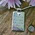 Pregnancy Spiral Tag Pendant Necklace Customised with Engraving