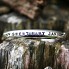 Round Baby Cuff Bracelet - Block Font
