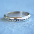 Round Baby Cuff Bracelet - Handwritten Font