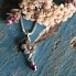 Silver Plated Pewter Forget Me Not Miscarriage Necklace