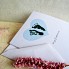 Tiny Footprints on a Mother's Heart - Miscarriage Sympathy Card (Blue)