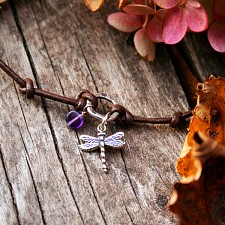 Dragonfly Transformation Miscarriage Necklace