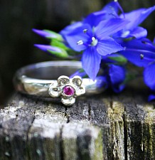 Forget Me Not Ring Amethyst Setting