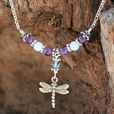 Memorial Necklace - Transformations Dragonfly Necklace