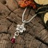 Pewter Forget Me Not Necklace