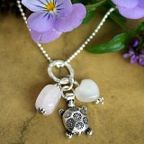 Silver Plated Fertility Amulet Necklace