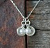 Stamped Sterling Silver Domed Initial Tag