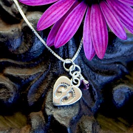 Tiny Footprints Miscarriage Necklace